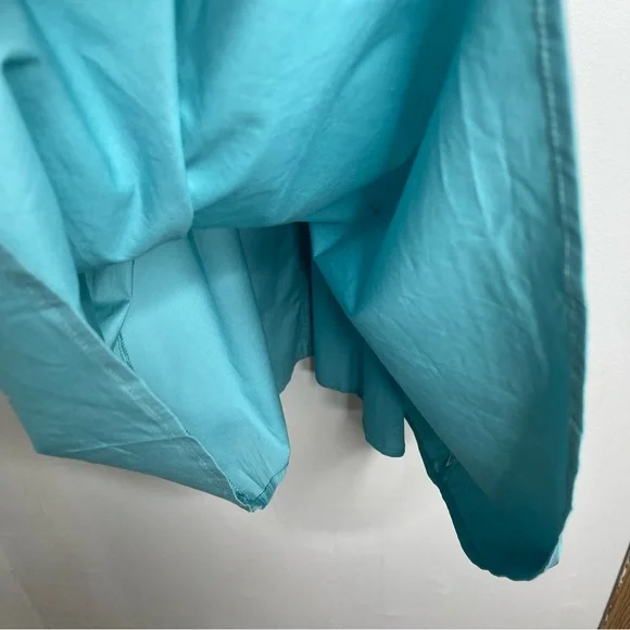 Eloquii Aqua Puff Sleeve Dress - Picture 9 of 15